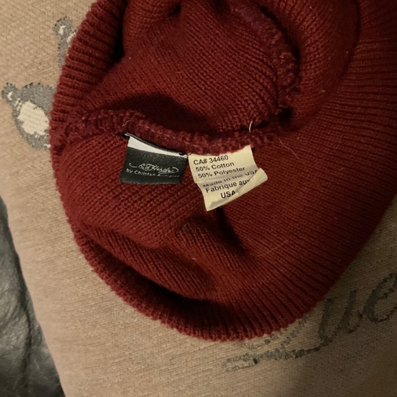 *Rare* Vintage Authentic Ed Hardy Knit Beanie Toque - Picture 3 of 6